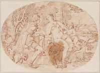 K 066
<br/>
Venus, Adonis en putti
<br/>
<em>Anoniem It, Rome (17de eeuw)</em>
